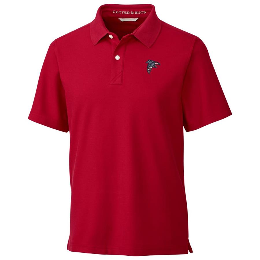 Atlanta Falcons Cutter & Buck Americana Breakthrough Polo - Red