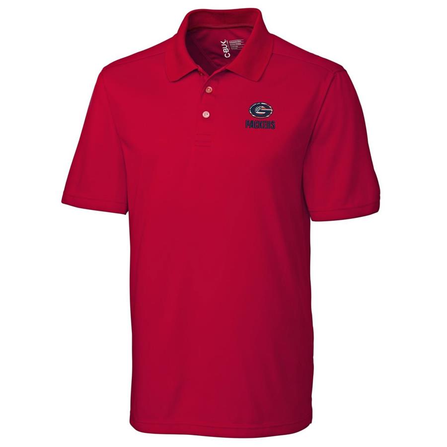 Green Bay Packers Cutter & Buck Americana Fairwood Polo - Red