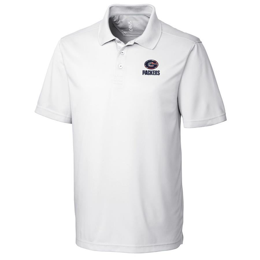 Green Bay Packers Cutter & Buck Americana Fairwood Polo - White