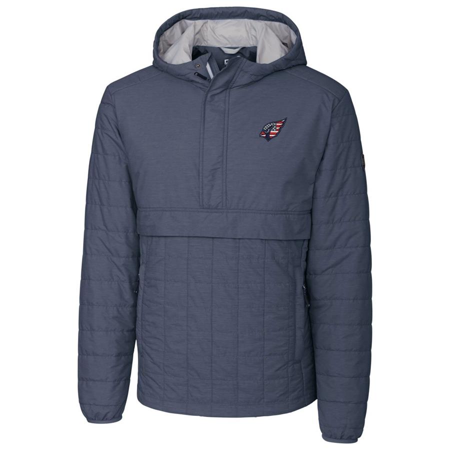 Arizona Cardinals Cutter & Buck Americana Rainier Half-Zip Pullover Jacket - Navy