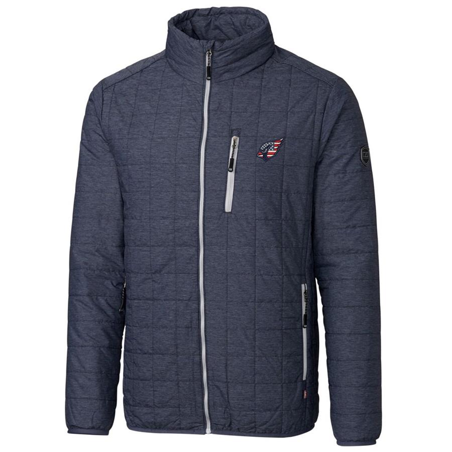 Arizona Cardinals Cutter & Buck Americana Rainier Full-Zip Jacket - Navy