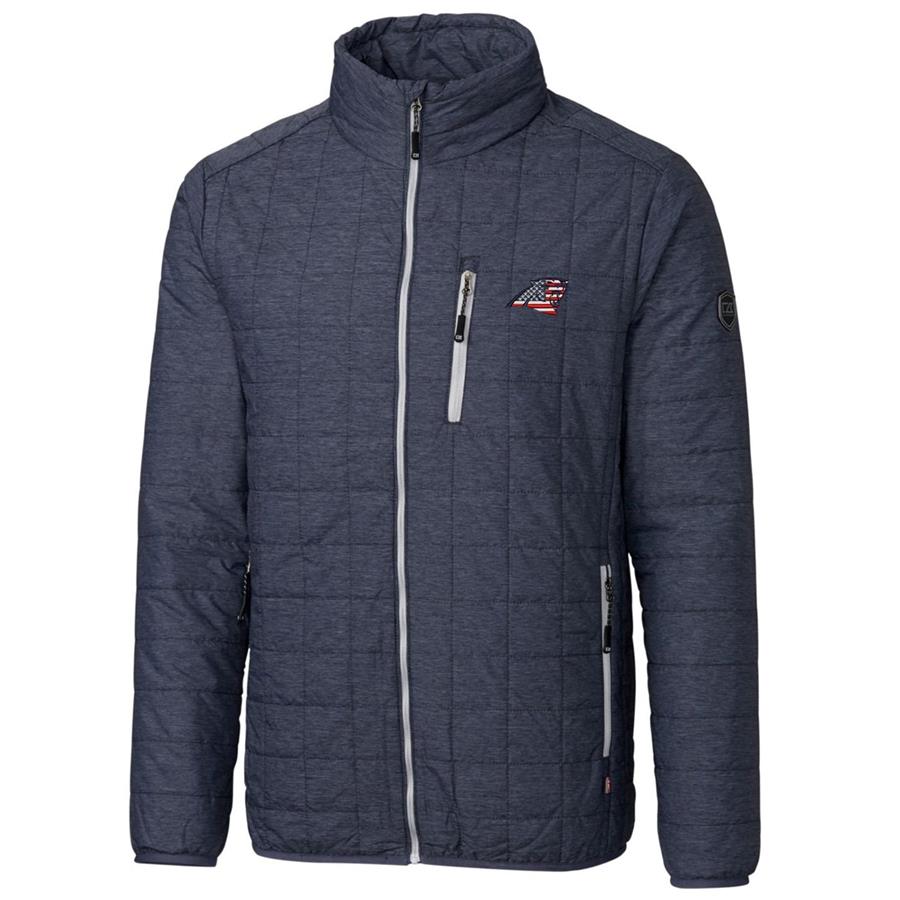 Carolina Panthers Cutter & Buck Americana Rainier Full-Zip Jacket - Navy
