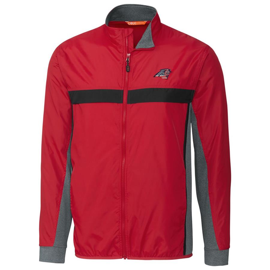 Carolina Panthers Cutter & Buck Americana Swish Full-Zip Jacket - Red