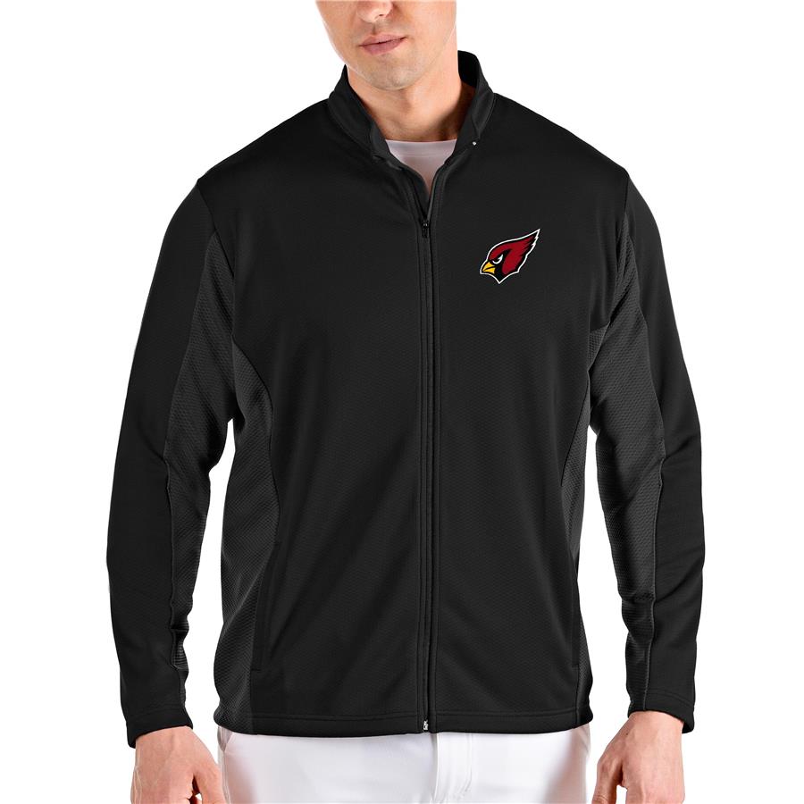 Arizona Cardinals Antigua Passage Full-Zip Jacket - Black