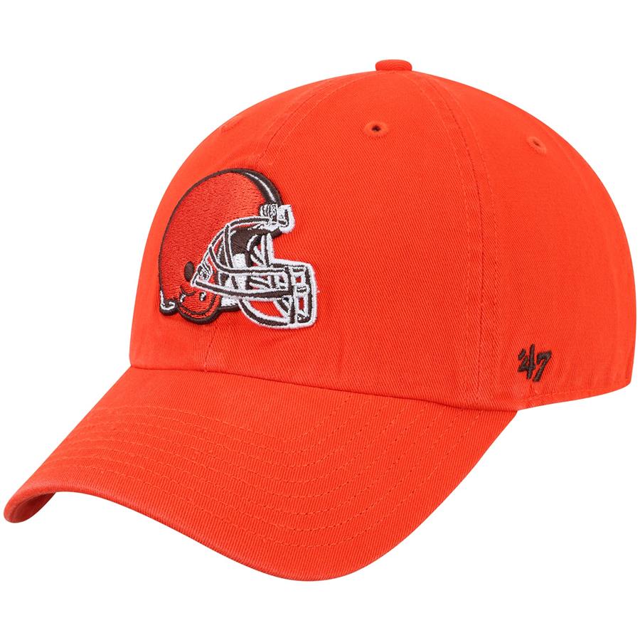 Cleveland Browns '47 Clean Up Adjustable Hat - Orange
