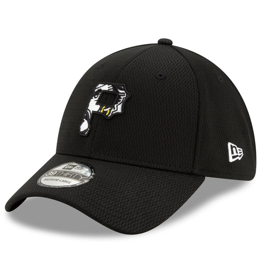 Pittsburgh Pirates New Era 2021 Batting Practice 39THIRTY Flex Hat - Black