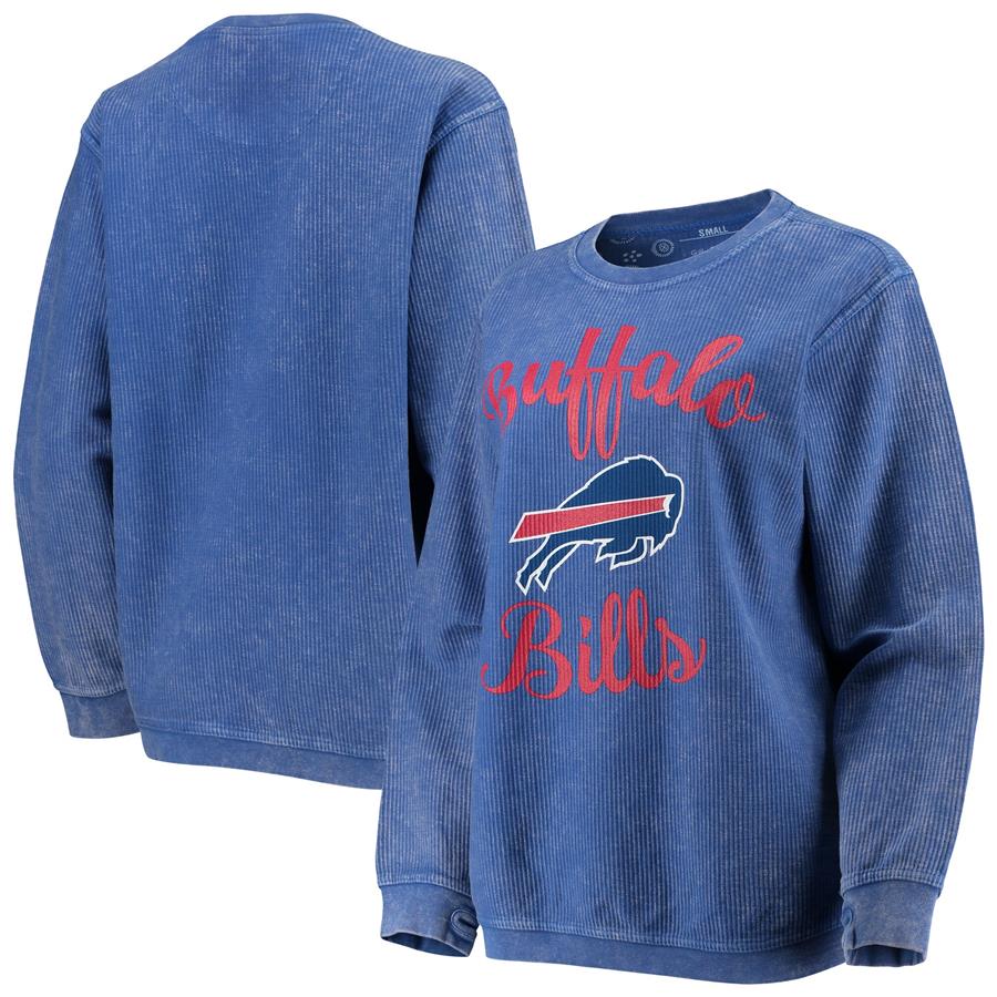 Buffalo Bills G-III 4Her by Carl Banks Women's Comfy Cord Pullover Sweatshirt - Royal