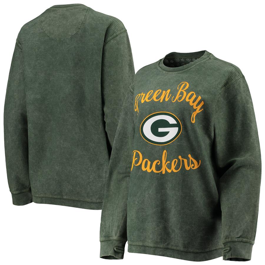 Green Bay Packers G-III 4Her by Carl Banks Women's Comfy Cord Pullover Sweatshirt - Green