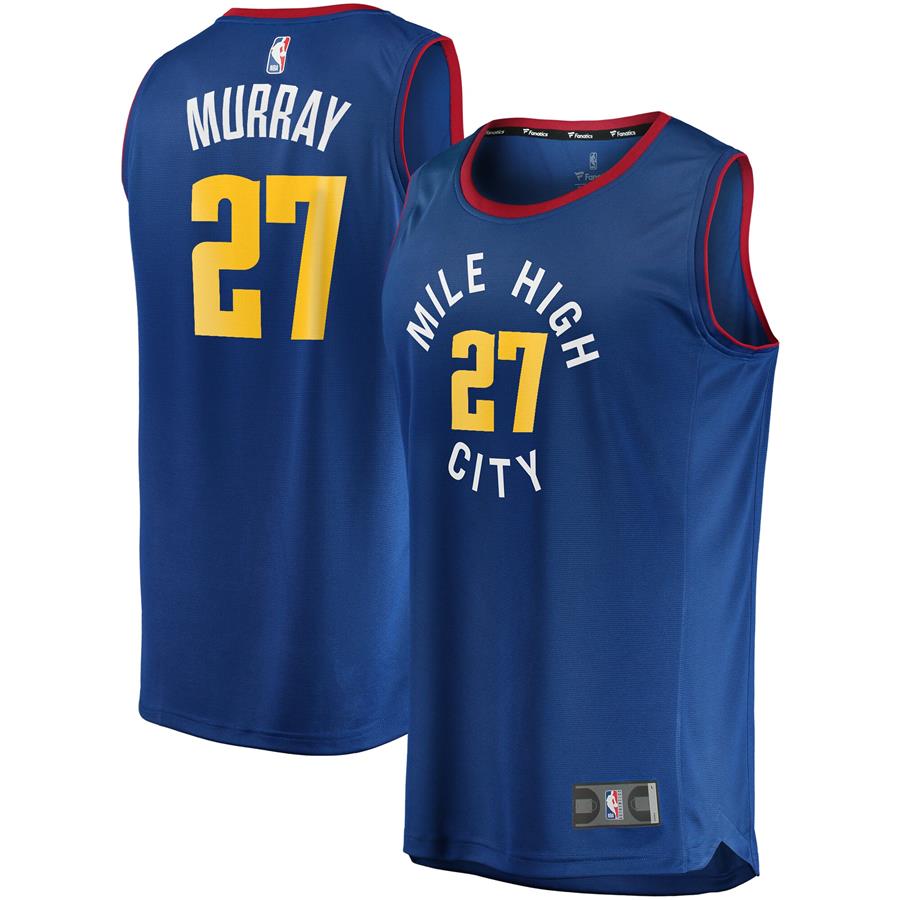 Jamal Murray Denver Nuggets Fanatics Branded Fast Break Replica Player Jersey - Statement Edition - Blue