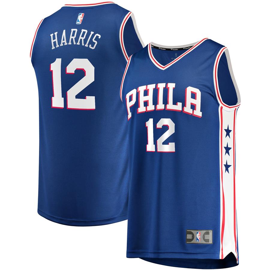 Tobias Harris Philadelphia 76ers Fanatics Branded Fast Break Replica Player Jersey - Royal - Icon Edition