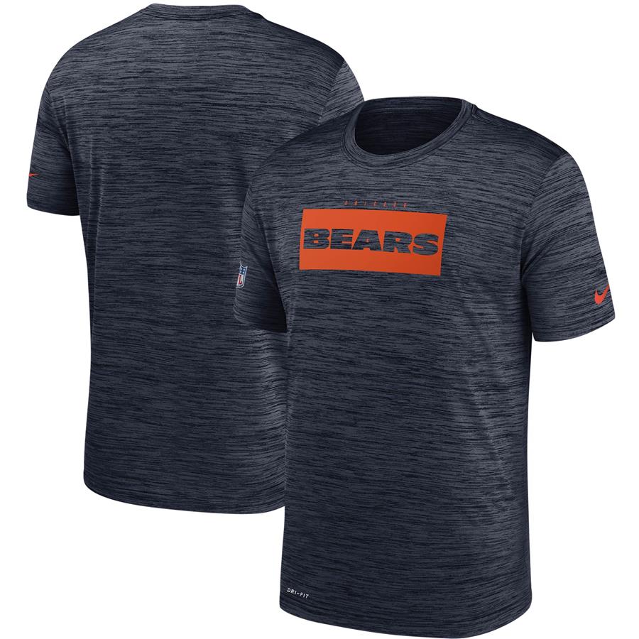 Chicago Bears Nike Sideline Legend Velocity Performance T-Shirt - Navy