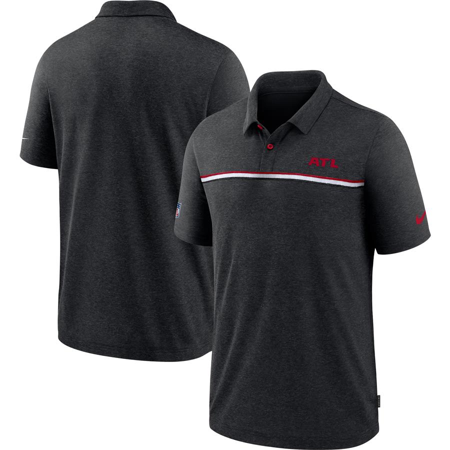 Atlanta Falcons Nike Sideline Early Season Team Performance Polo - Black