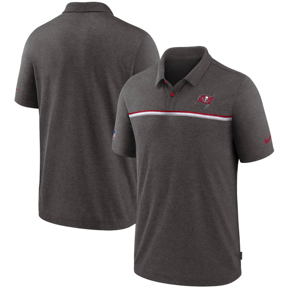 Tampa Bay Buccaneers Nike Sideline Early Season Team Performance Polo - Pewter