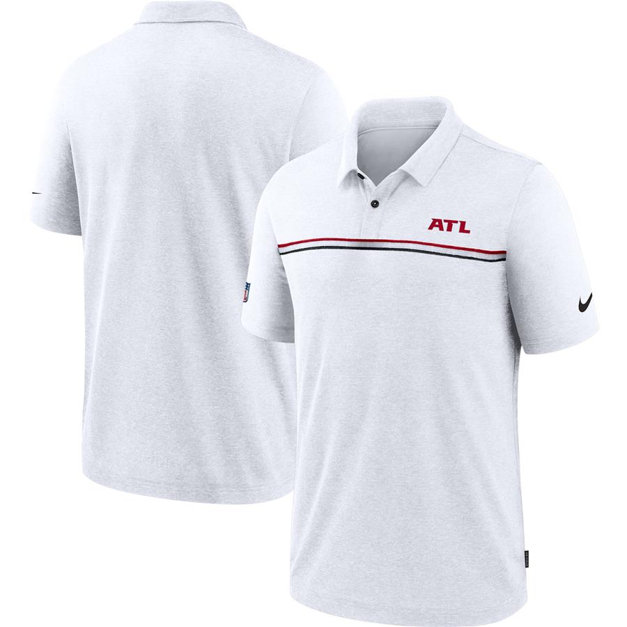 Atlanta Falcons Nike Sideline Early Season Team Performance Polo - White