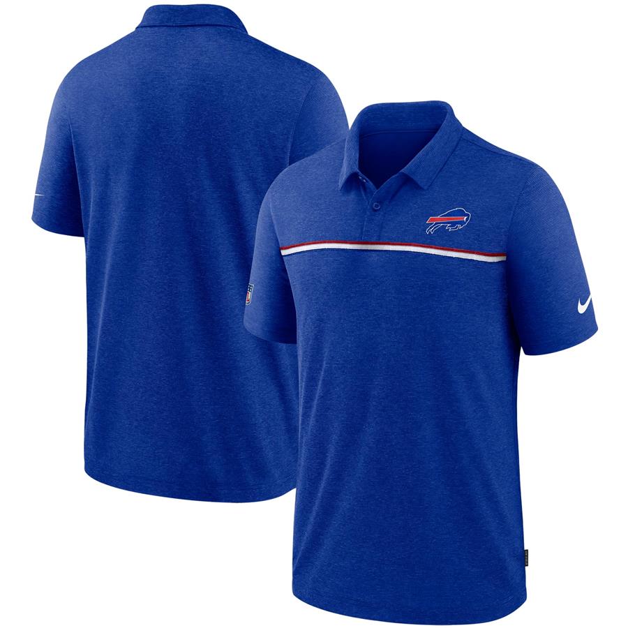 Buffalo Bills Nike Sideline Early Season Team Performance Polo - Royal