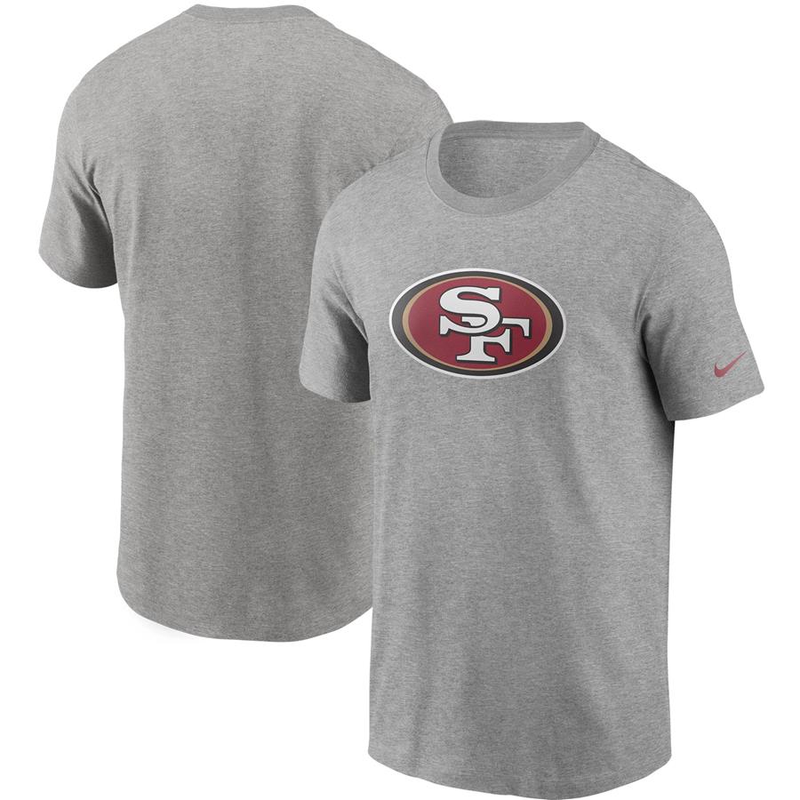 San Francisco 49ers Nike Primary Logo T-Shirt - Heathered Gray