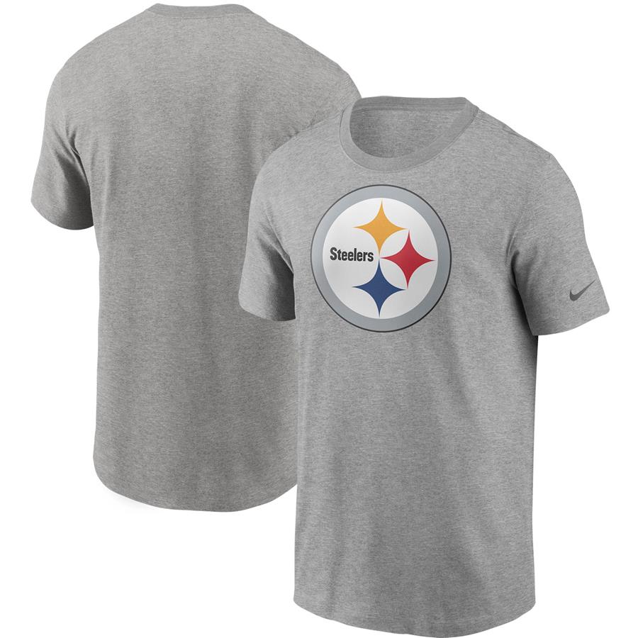 Pittsburgh Steelers Nike Primary Logo T-Shirt - Heathered Gray