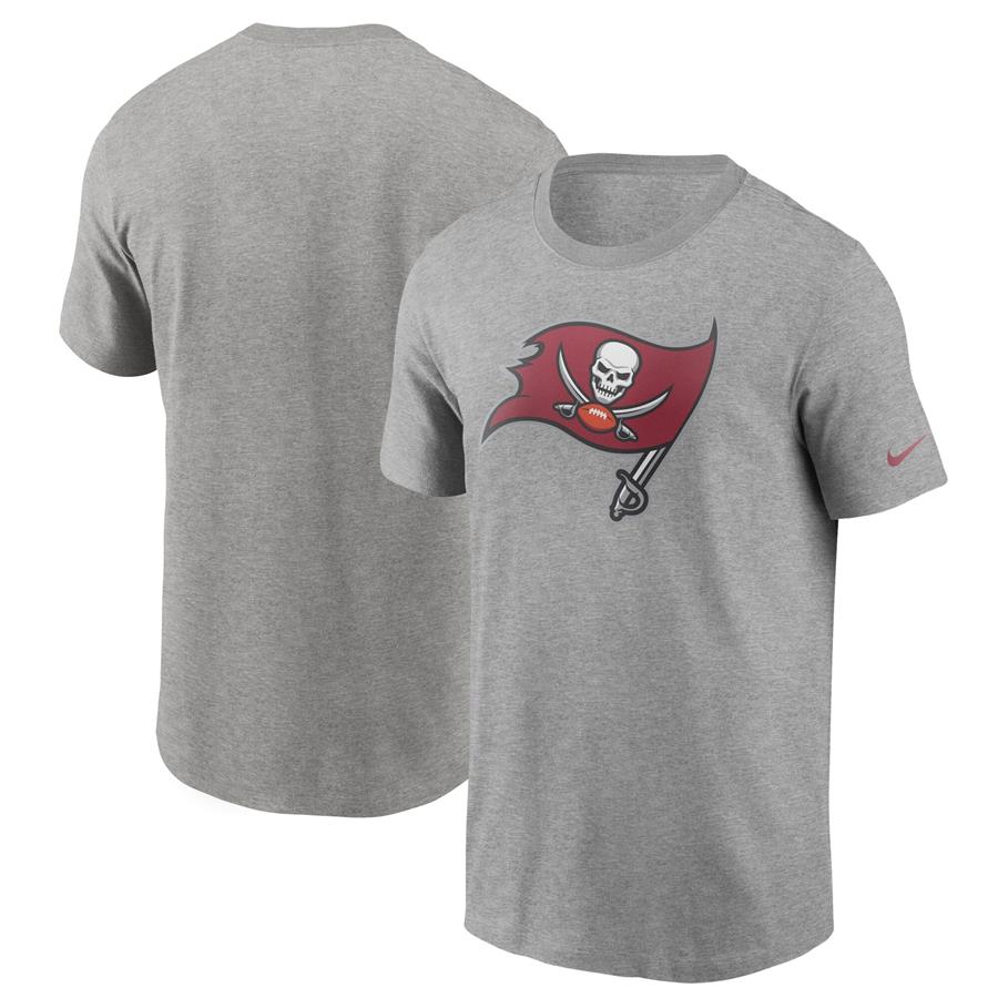 Tampa Bay Buccaneers Nike Primary Logo T-Shirt - Heathered Gray
