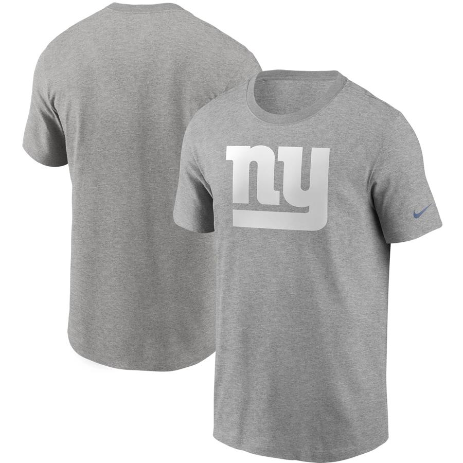 New York Giants Nike Primary Logo T-Shirt - Heathered Gray