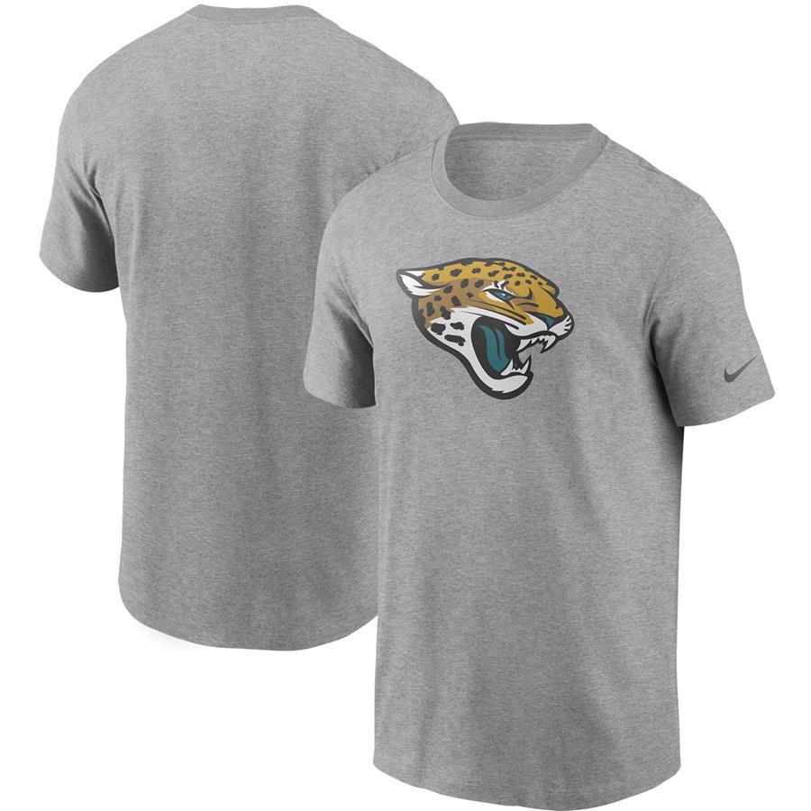 Jacksonville Jaguars Nike Primary Logo T-Shirt - Heathered Gray