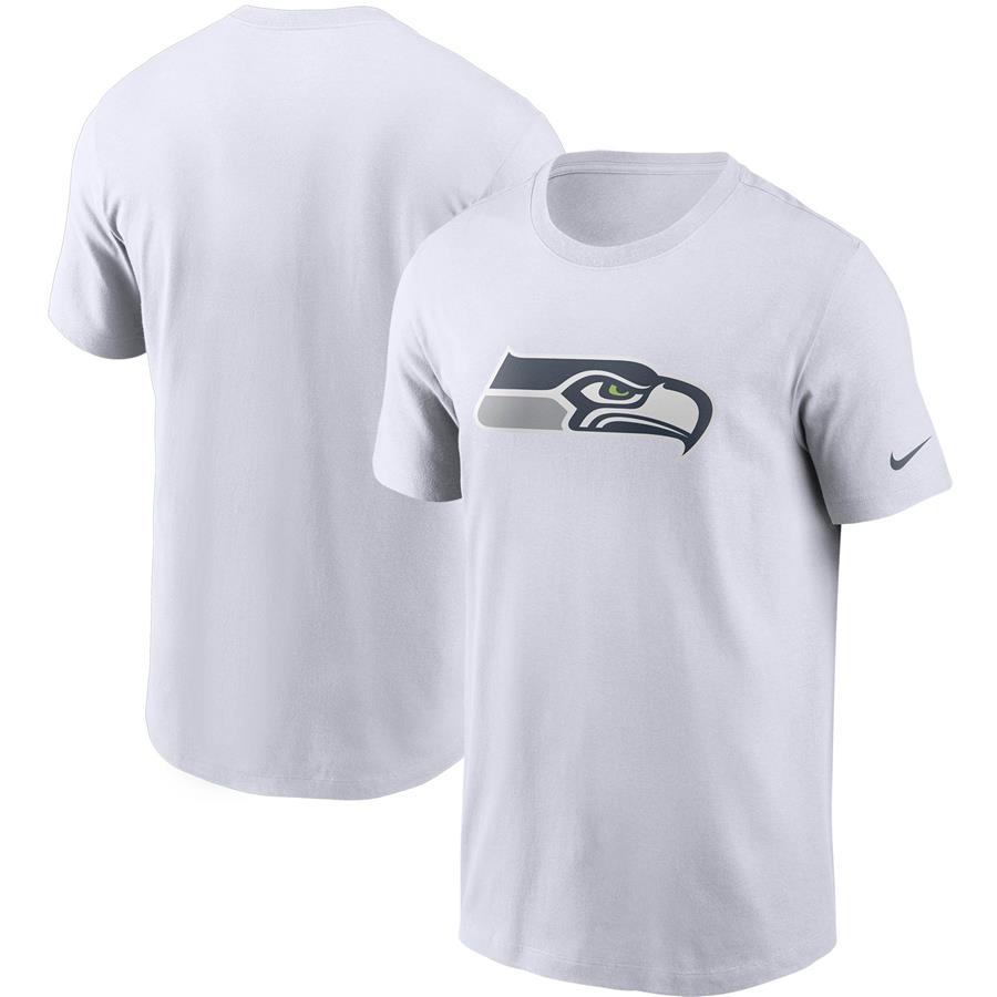 Seattle Seahawks Nike Primary Logo T-Shirt - White