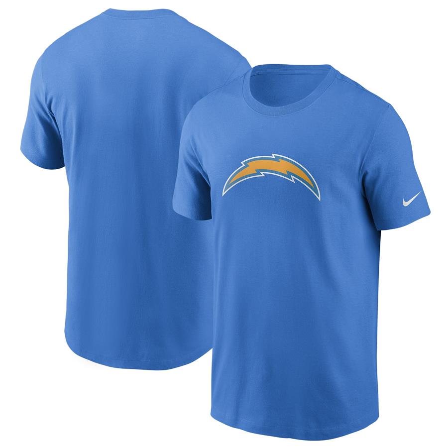 Футболка Los Angeles Chargers Nike Primary Logo (голубой)