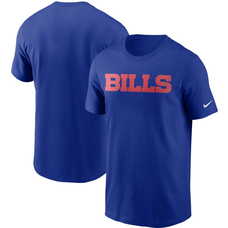 Buffalo Bills Nike Team Wordmark T-Shirt - Royal
