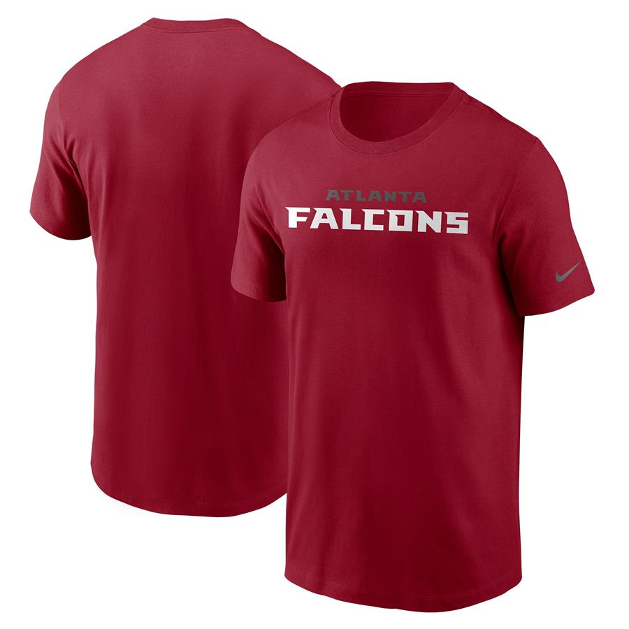 Atlanta Falcons Nike Team Wordmark T-Shirt - Red