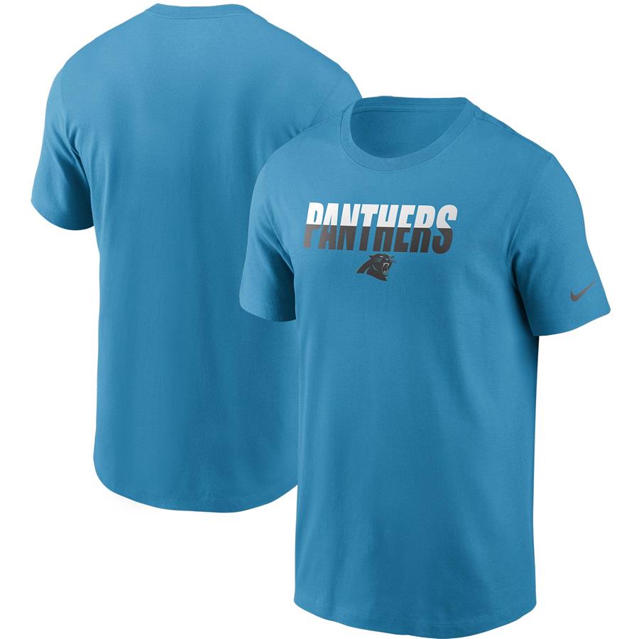 Carolina Panthers Nike Split T-Shirt - Blue
