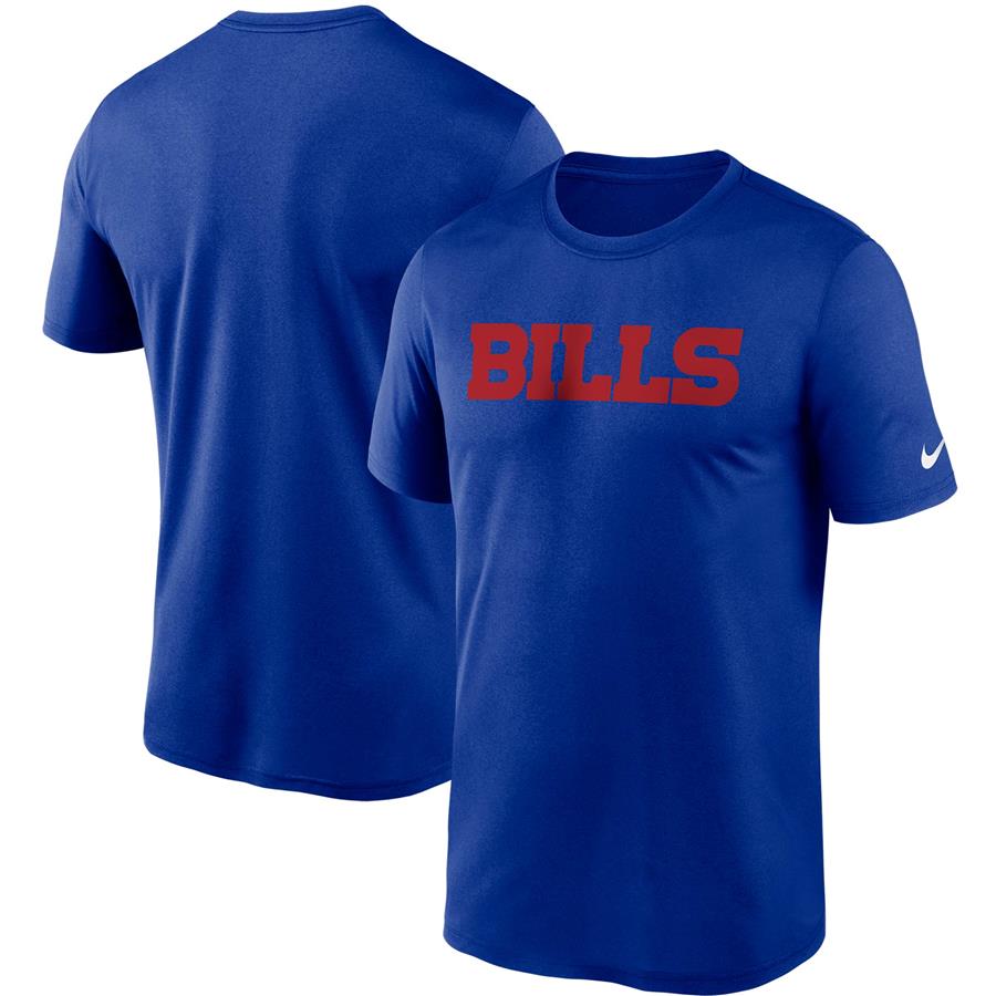 Buffalo Bills Nike Wordmark Legend Performance T-Shirt - Royal