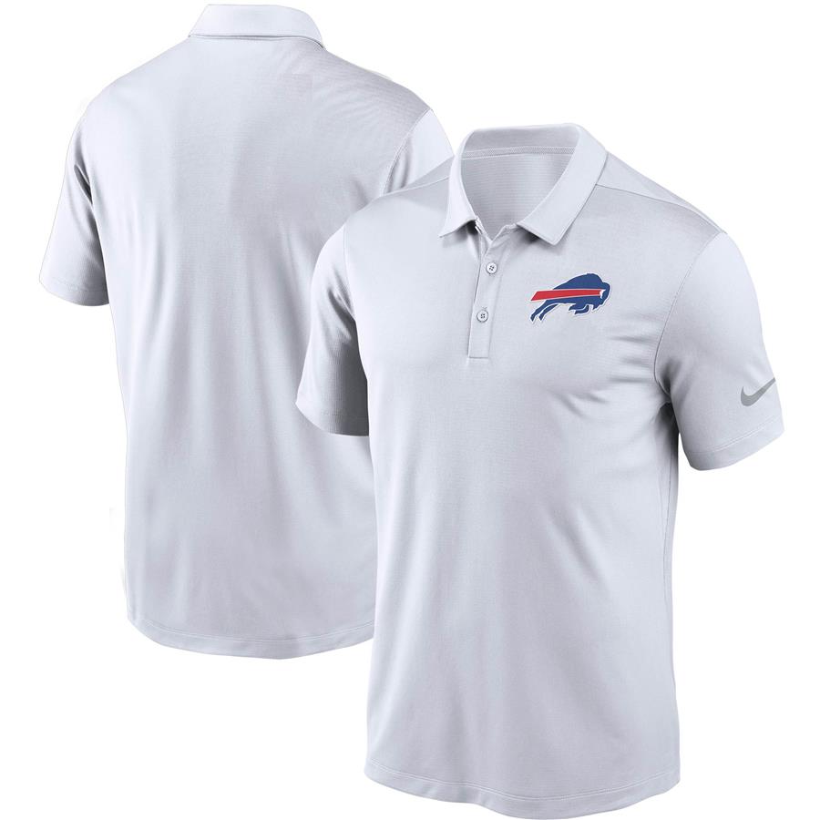 Buffalo Bills Nike Fan Gear Franchise Team Performance Polo - White