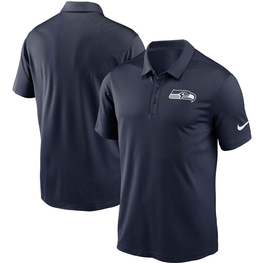 Seattle Seahawks Nike Fan Gear Franchise Team Performance Polo - College Navy