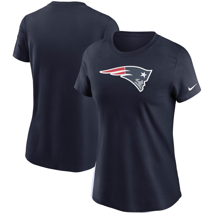 New England Patriots Nike Women's Logo Essential T-Shirt - Navy