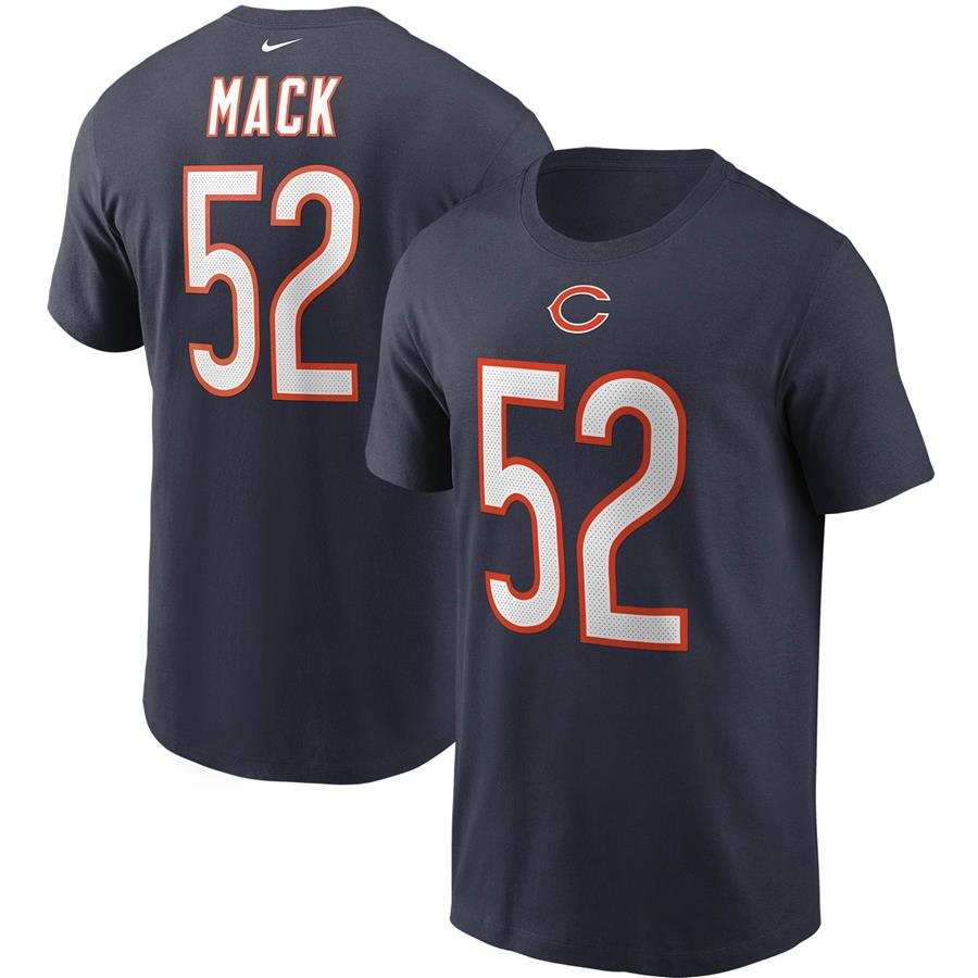 Khalil Mack Chicago Bears Nike Name & Number T-Shirt - Navy