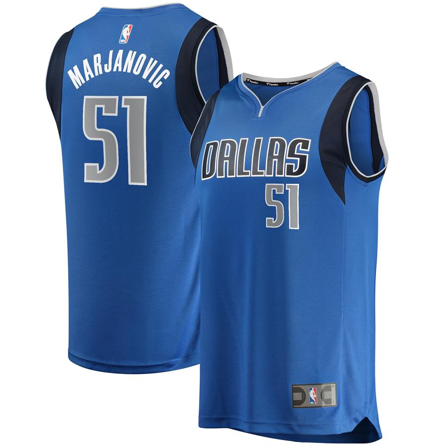 Boban Marjanovic Dallas Mavericks Fanatics Branded Fast Break Replica Jersey - Icon Edition - Blue