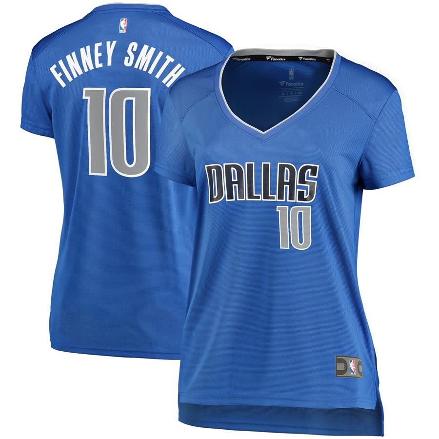 Dorian Finney-Smith Dallas Mavericks Fanatics Branded Women's Fast Break Replica Player Jersey Blue - Icon Edition