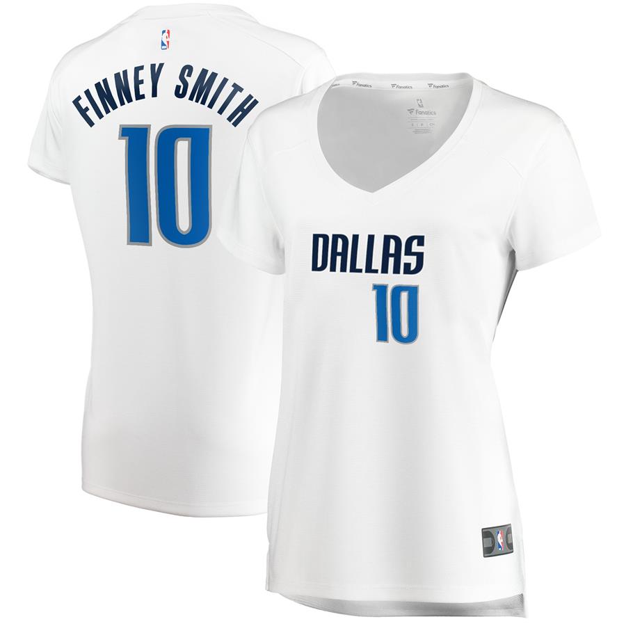 Dorian Finney-Smith Dallas Mavericks Fanatics Branded Women's Fast Break Replica Jersey White - Association Edition