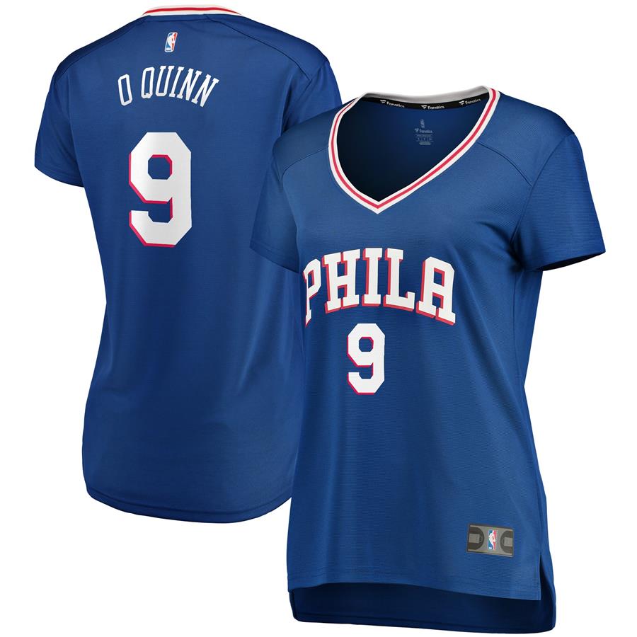 Kyle O'Quinn Philadelphia 76ers Fanatics Branded Women's Fast Break Replica Player Jersey - Icon Edition - Royal