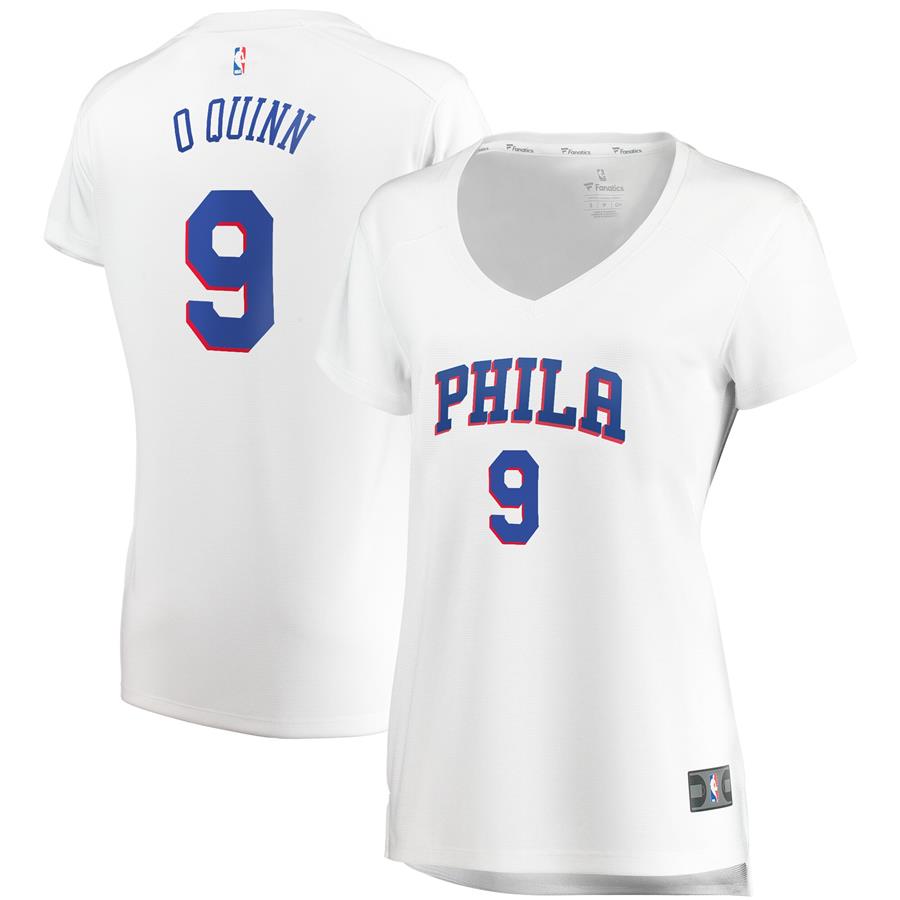Kyle O'Quinn Philadelphia 76ers Fanatics Branded Women's Fast Break Replica Jersey White - Association Edition