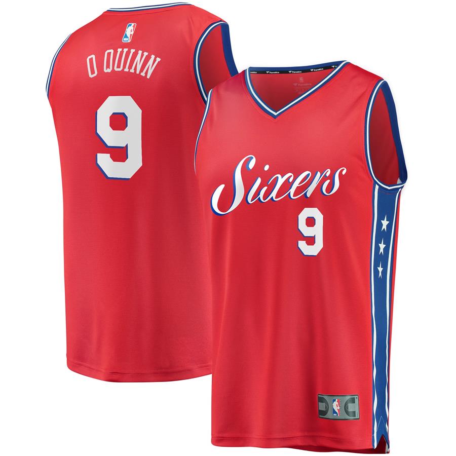 Kyle O'Quinn Philadelphia 76ers Fanatics Branded Fast Break Replica Player Jersey Red - Statement Edition