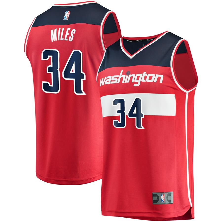 CJ Miles Washington Wizards Fanatics Branded Fast Break Replica Jersey Red - Icon Edition
