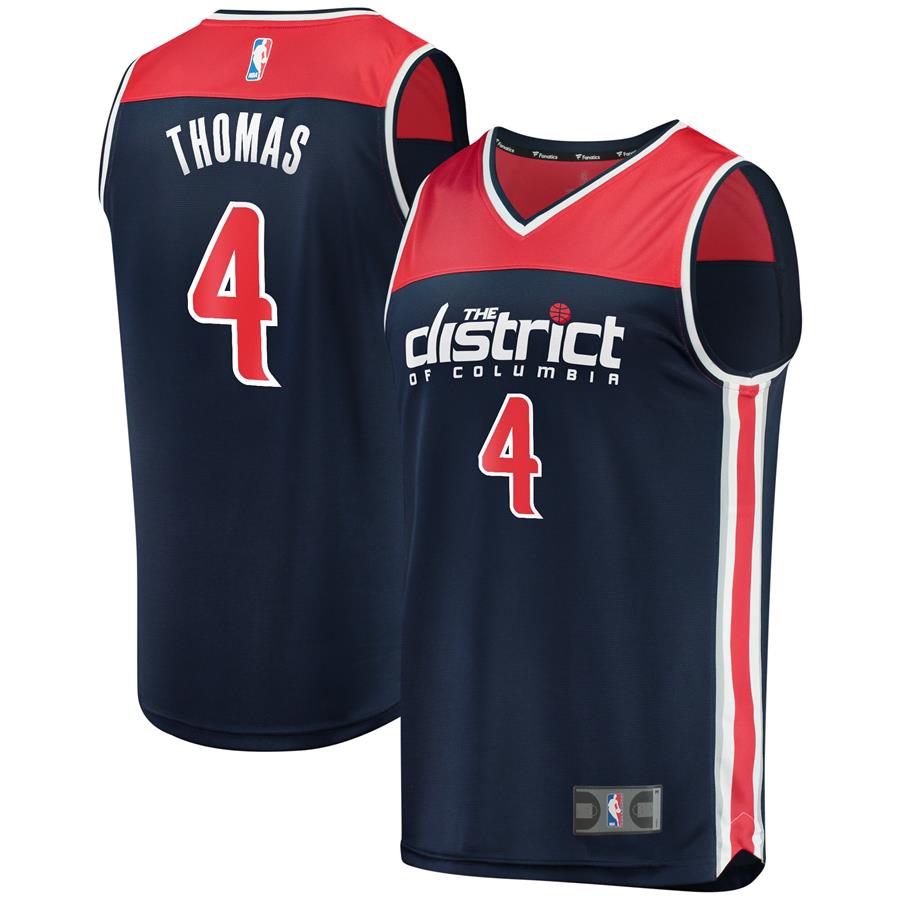 Isaiah Thomas Washington Wizards Fanatics Branded Fast Break Replica Player Jersey Navy - Statement Edition