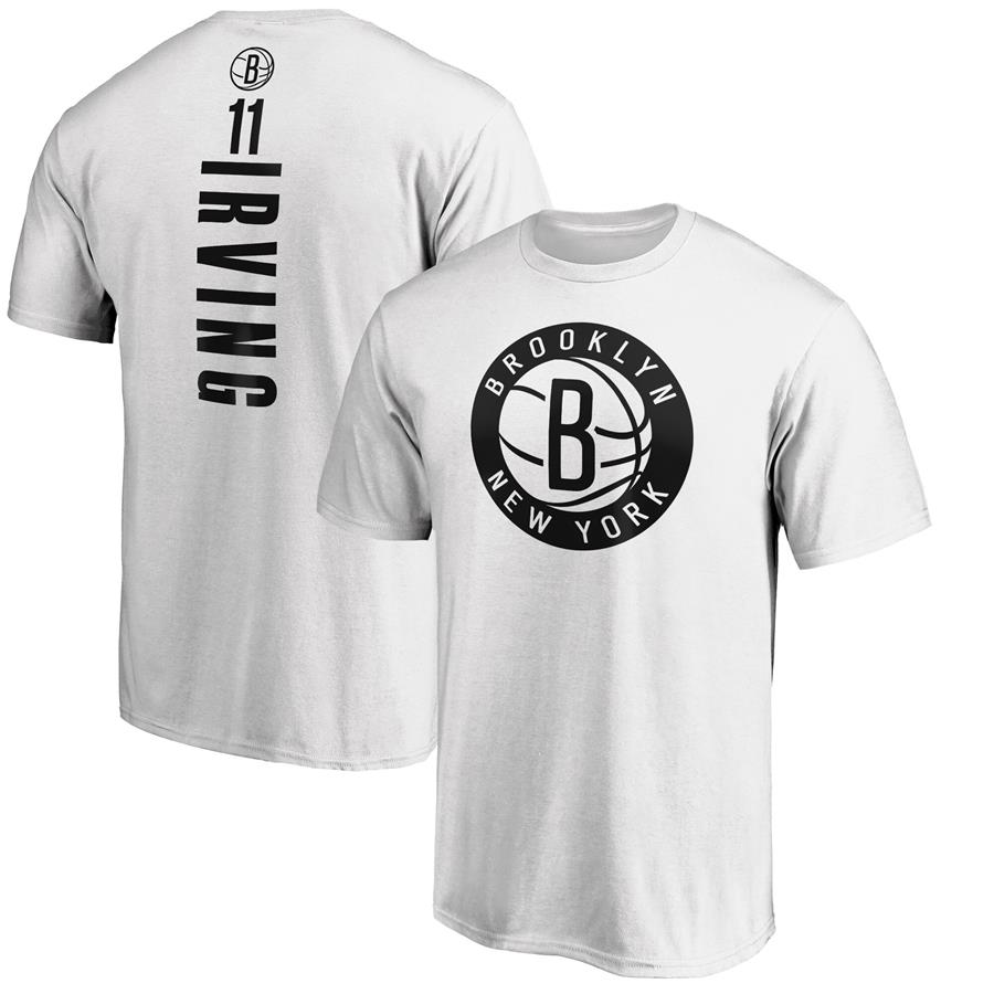 Kyrie Irving Brooklyn Nets Fanatics Branded Playmaker Name & Number Team T-Shirt - White