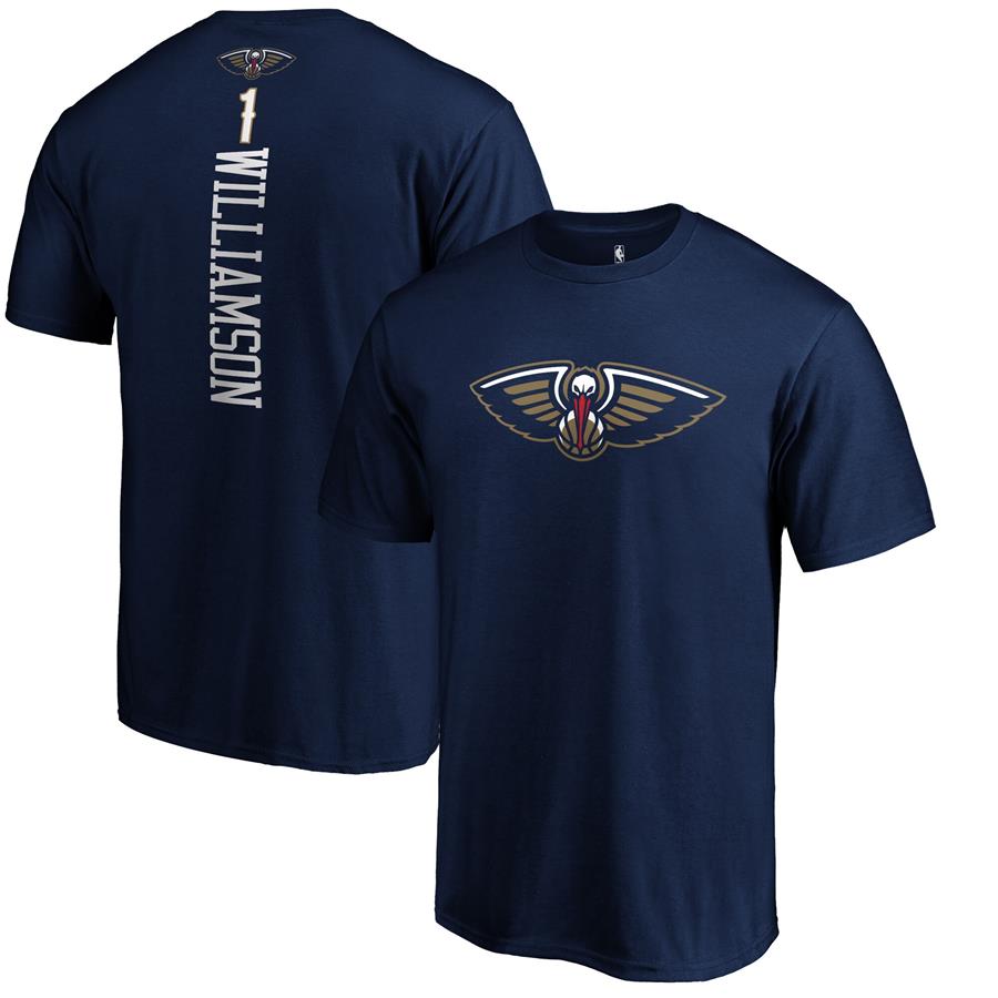 Zion Williamson New Orleans Pelicans Fanatics Branded Team Playmaker Name & Number T-Shirt - Navy