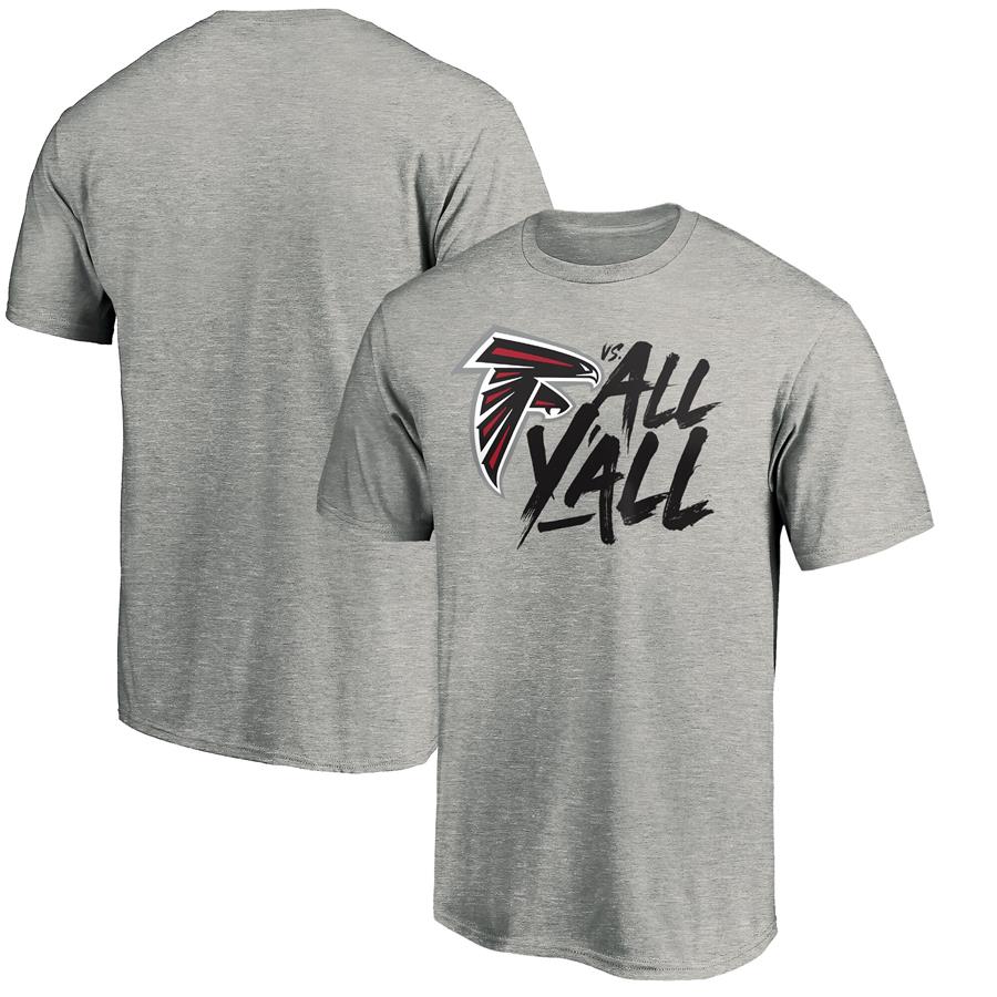 Atlanta Falcons NFL Pro Line by Fanatics Branded Falcons vs. All Y'all T-Shirt - Heather Gray