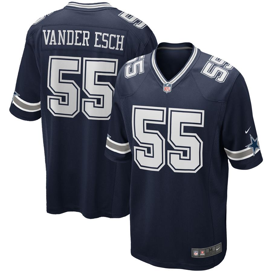 Джерси Leighton Vander Esch Dallas Cowboys Nike Team Game (тёмно-синий)