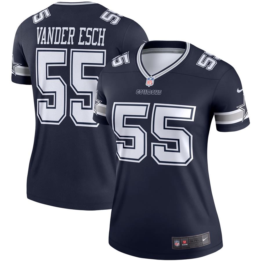 Женское джерси Leighton Vander Esch Dallas Cowboys Nike Legend Player (тёмно-синий)