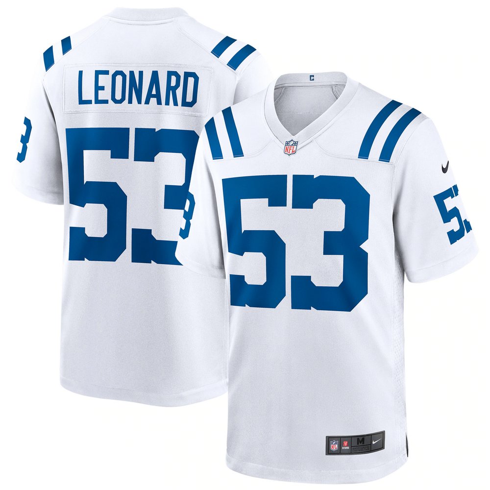 Darius Leonard Indianapolis Colts Nike Game Player Jersey - White