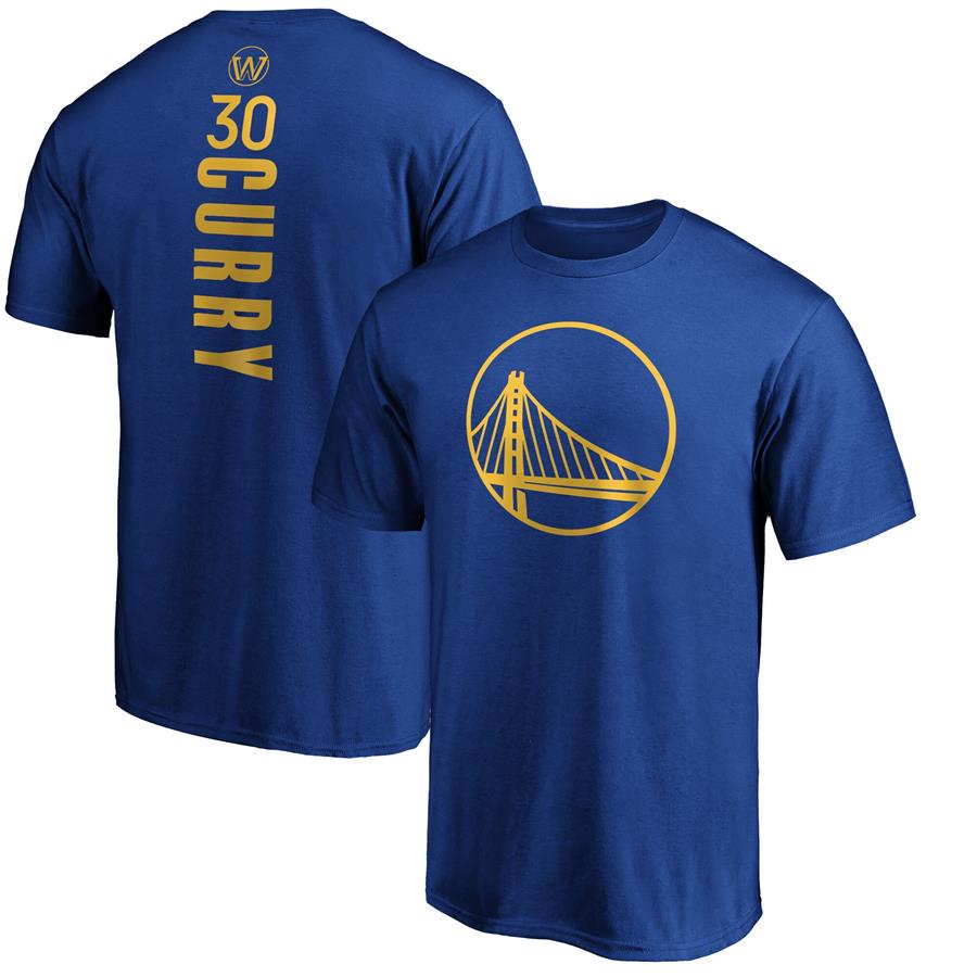 Stephen Curry Golden State Warriors Fanatics Branded Team Playmaker Name & Number T-Shirt - Royal