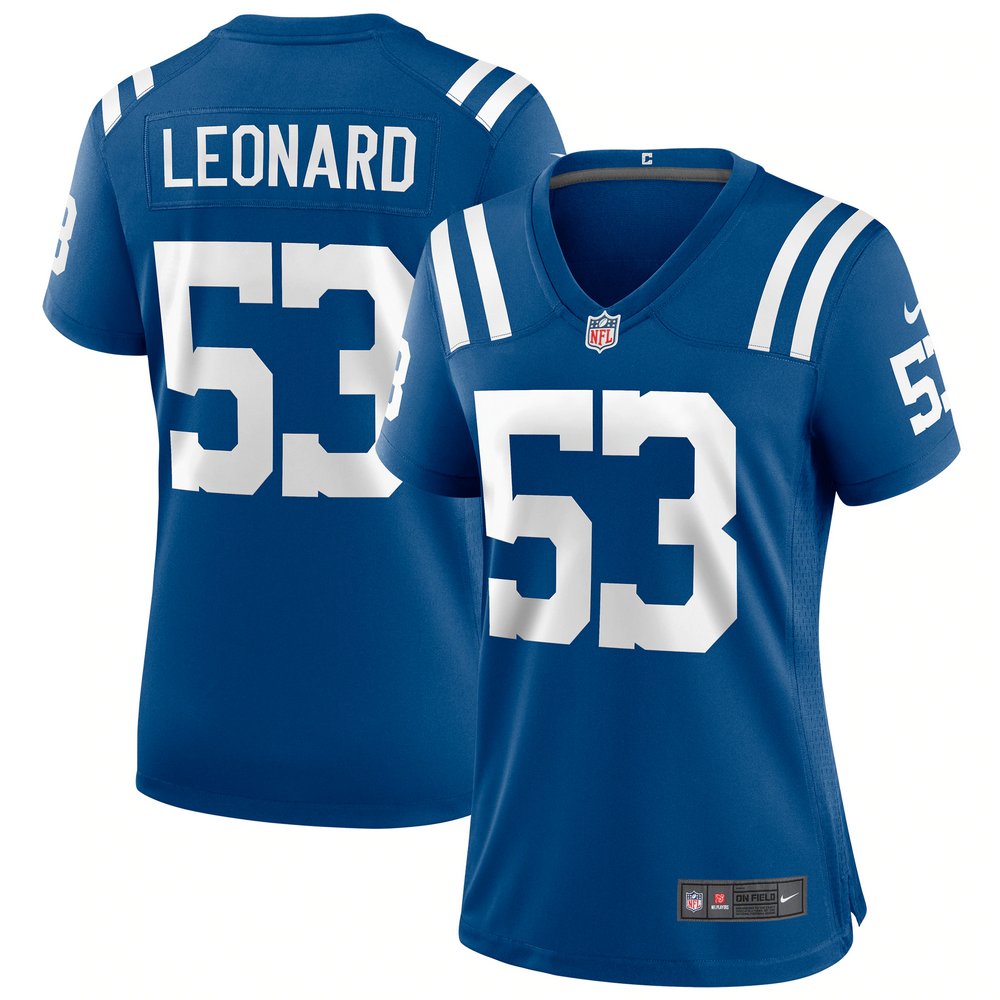 Darius Leonard Indianapolis Colts Nike Women's Player Game Jersey - Royal